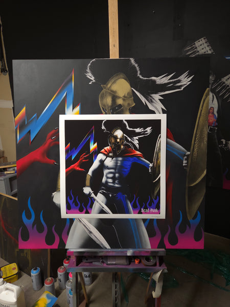 FEAR NO EVIL SAINT LEONIDAS PRINT